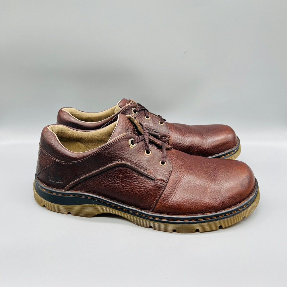 Dr Martens Shoes Mens 12 Brown Leather Ordell Oxford Lace Up Comfort Casual